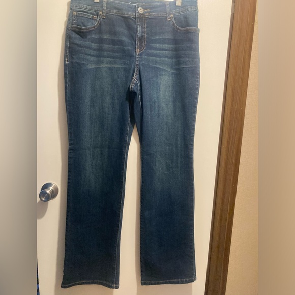 INC bootcut curvy fit Classic Blue Women's Jeans - Picture 1 of 8